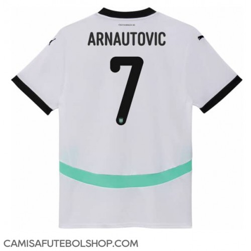 Camisa de time de futebol Áustria Marko Arnautovic #7 Replicas 2º Equipamento Europeu 2024 Manga Curta